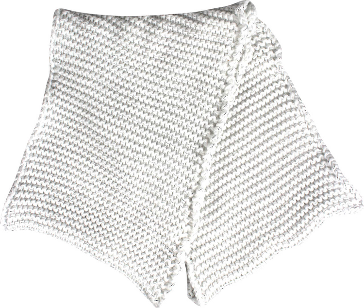 Obrázek z VOXX Šála dámská pletená VIVARO kruhová s lurexem BÍLO-STŘÍBRNÁ 