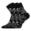 Obrázek z BOMA ponožky Xantipa 31 mix černá 3 pár 