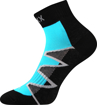 Obrázek z VOXX ponožky Monsa černá-tyrkys 3 pár 