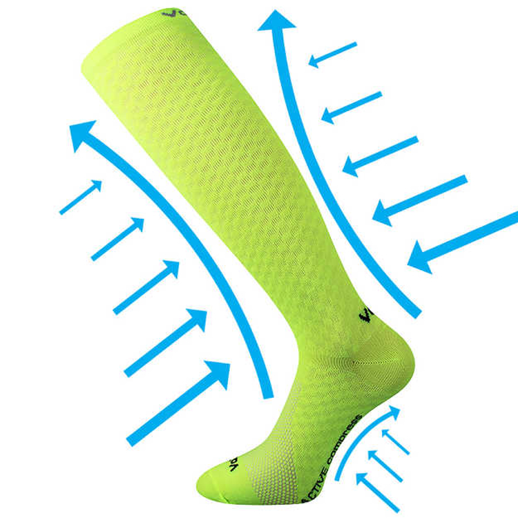 Obrázek z VOXX Podkolenky kompresní LITHE neon žluté 
