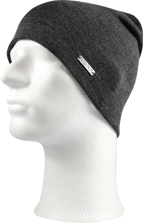 Obrázek z VOXX Čepice pánská pletená CROWN zimní ŠEDÁ 