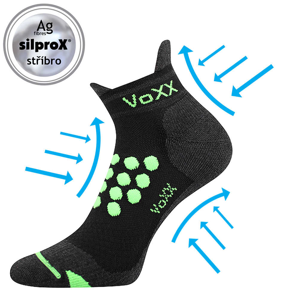 VOXX® ponožky Sprinter černá 1 pár