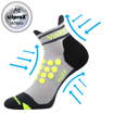 Obrázek z VOXX kompresní ponožky Sprinter sv.šedá 1 pár 