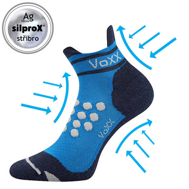 VOXX® ponožky Sprinter modrá 1 pár