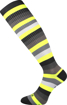 Obrázek z VOXX Podkolenky kompresní MULTIX pruhované neon žluté 