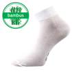 Obrázek z LONKA Ponožky středně vysoké bambusové RABAN tenké BÍLÉ (3 páry) 