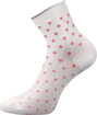 Obrázek z LONKA Ponožky dámské FLAGRAN s puntíky BÍLÉ (3 páry) 