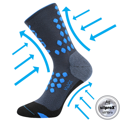 Obrázek z VOXX kompresní ponožky Finish tm.modrá 1 pár 