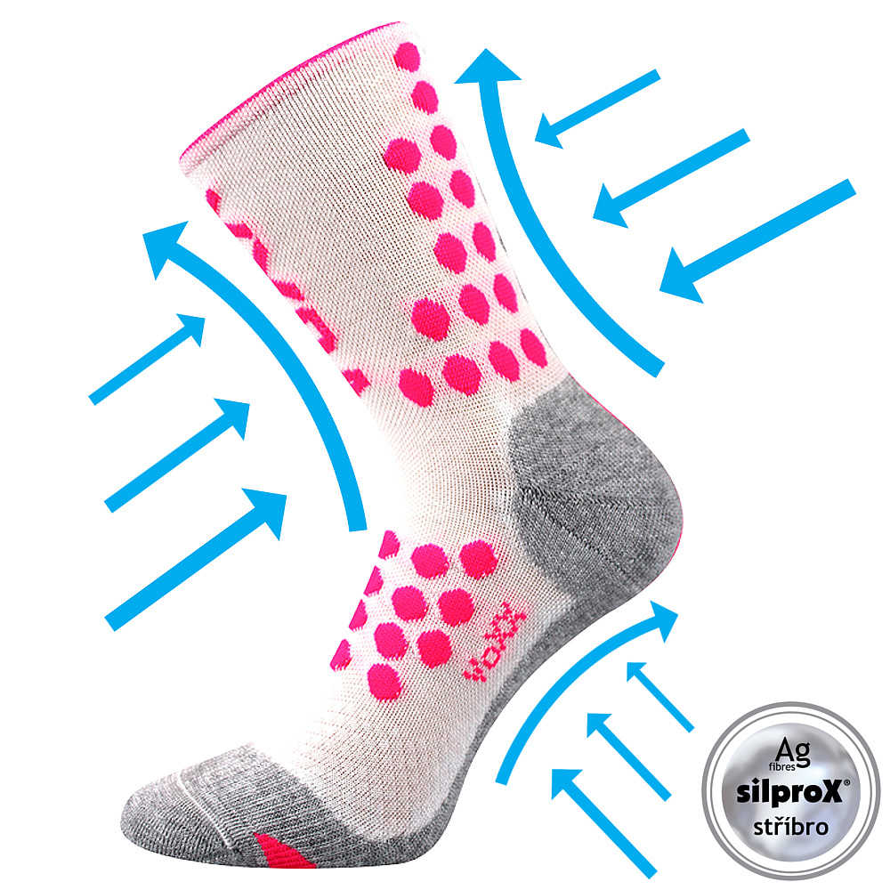 VOXX® ponožky Beng bílá 3 pár