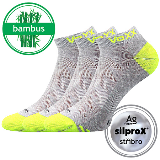 Obrázek z VOXX ponožky Bojar sv.šedá 3 pár 