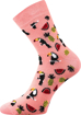 Obrázek z BOMA Ponožky dámské letní XANTIPA 66 se zvířátky MIX (3 páry) 