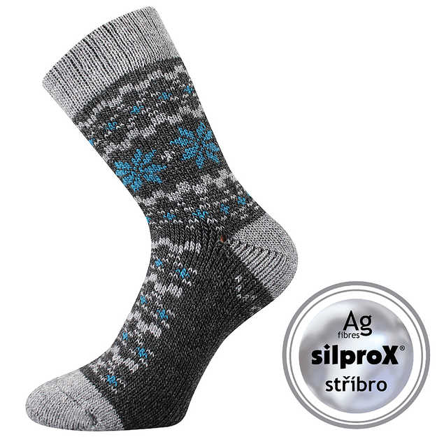 VOXX® ponožky Trondelag antracit melé 1 pár