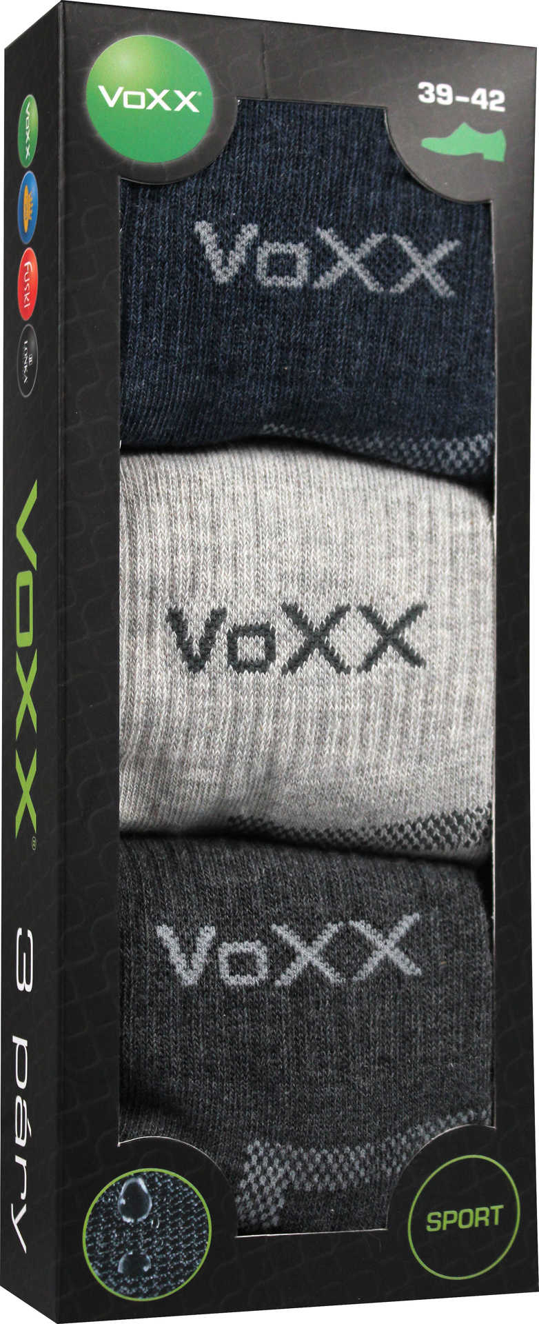 VOXX® ponožky Caddy B 3pár mix A 1 balení