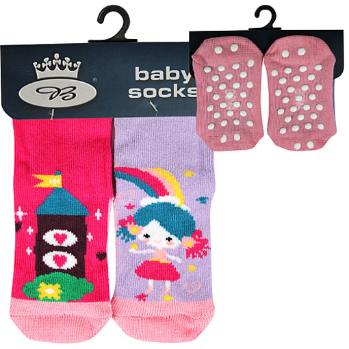 Obrázek z BOMA® ponožky Dora ABS hrad+princezna 1 pár 