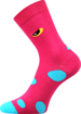 Obrázek z LONKA Ponožky dětské vtipné TWIDORIK s příšerou RŮŽOVÉ (3 páry) 