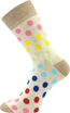 Obrázek z BOMA Ponožky dámské slabé IVANA 60 letní MIX SVĚTLÉ (3 páry) 