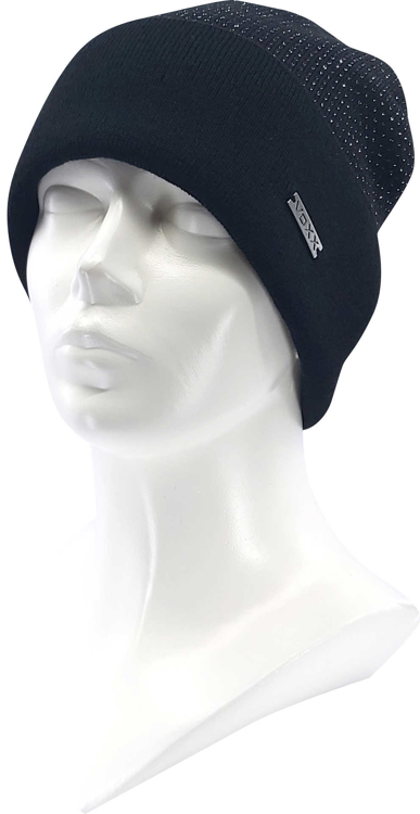 Obrázek z VOXX Čepice dámská pletená CARINA s lurexem ČERNÁ 