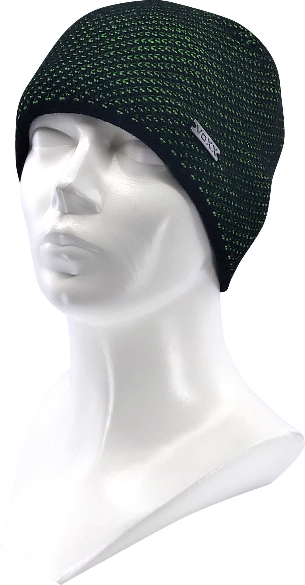 VOXX® pletené čepice Swift dětská černá/zelená 1 ks