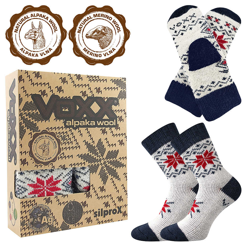 VOXX® ponožky Alta set režná 1 balení