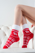 Obrázek z BOMA® ponožky Norway červená 1 pár 
