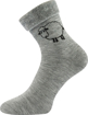 Obrázek z BOMA ponožky Ovečkana sv.šedá melé 3 pár 