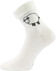 Obrázek z BOMA ponožky Ovečkana dětská smetanová 3 pár 