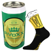 Obrázek z VOXX ponožky PiVoXX + plechovka černá 1 pár 