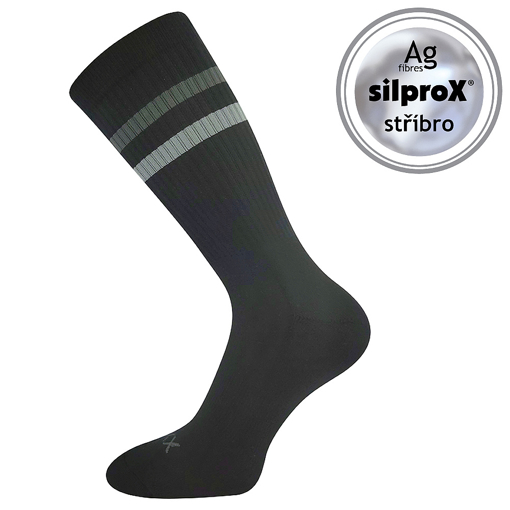 Obrázek z VOXX ponožky Retran černá/šedá 1 pár 