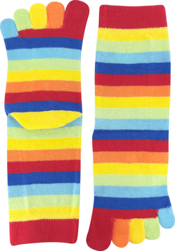 Obrázek BOMA® ponožky Prstan-a 10 Rainbow 1 pár