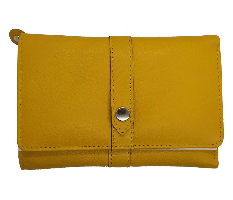 Obrázek z Legiume Kožená peněženka 57087 žlutá 