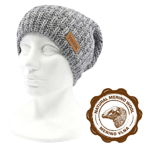 VOXX® pletené čepice Premacy šedá 1 ks