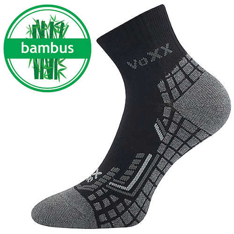 Obrázek z VOXX Ponožky bambusové sportovní YILDUN černé 