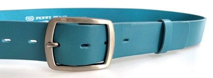Obrázek PENNY BELTS 4657 Dámský kožený opasek modrý