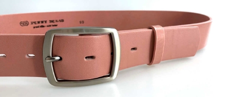 Obrázek PENNY BELTS 46503 Dámský kožený opasek růžový