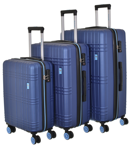 Obrázek z Cestovní kufry set 3ks Dielle S,M,L 130-05 modrá 216 L 
