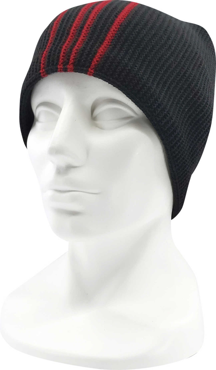 Obrázek z VOXX Čepice pánská pletená TRAIL černo-červená 