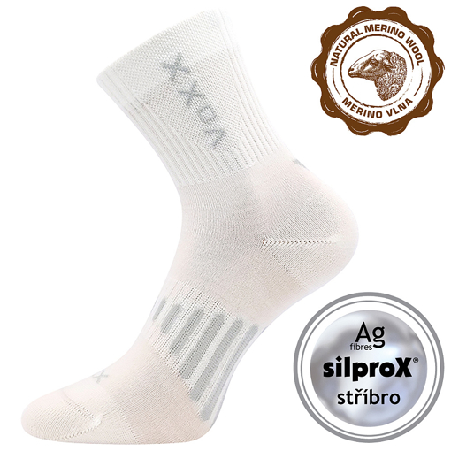 Obrázek z VOXX ponožky Powrix bílá 1 pár 