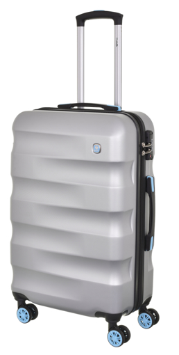 Obrázek z Cestovní kufr Dielle Wave 4W M 150-60-13 stříbrná 54 L 