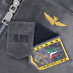 Obrázek z Taška cross Aeronautica Militare Pilot L AM-471-23 antracitová 2,4 L 