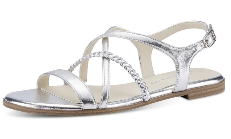 Obrázek z Tamaris 1-28103-20 941 Dámské sandály stříbrné 