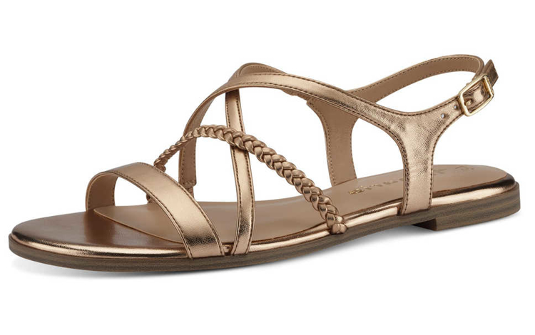 Obrázek z Tamaris 1-28103-20 943 Dámské sandály zlaté 