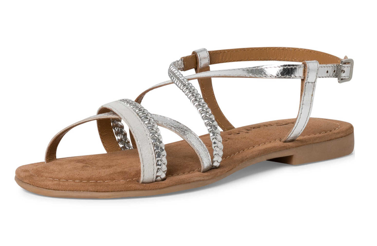 Obrázek z Tamaris 1-28139-20 941 Dámské sandály stříbrné 
