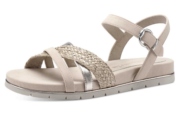 Obrázek z Tamaris 1-28145-20 448 Dámské sandály béžové 