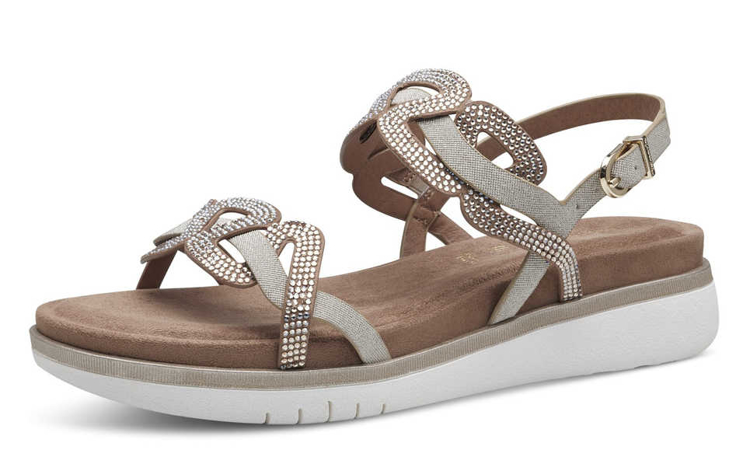 Obrázek z Tamaris 1-28716-20 373 Dámské pantofle hnědé 