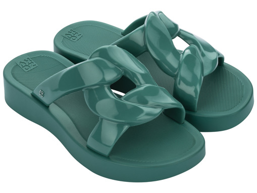 Obrázek z Zaxy Elos Slide 18611-AH161 Dámské pantofle zelené 