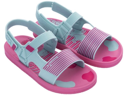 Obrázek Ipanema Recreio Papete Kids 26883-AD245 Dětské sandály růžovo / zelené
