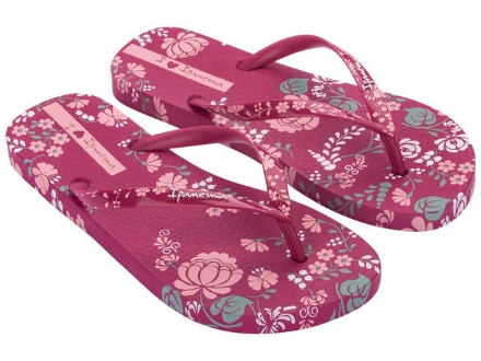 Obrázek Ipanema Flower Bomb 26890-AE073 Dámské žabky bordó