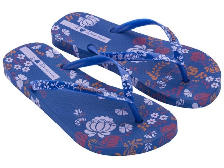Obrázek Ipanema Flower Bomb 26890-AE074 Dámské žabky modré