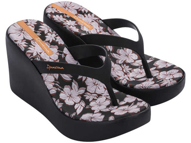 Obrázek z Ipanema Aloha 83444-AJ948 Dámské pantofle černo / bílé 