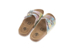 Obrázek z BF BA-525-11-19 Dětské pantofle v duhové třpytkaté barvě 